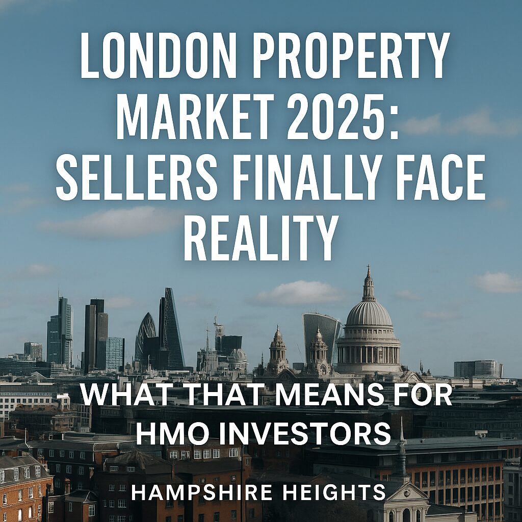 London Property Market 2025: Sellers Finally Face Reality — What That Means for HMO Investors